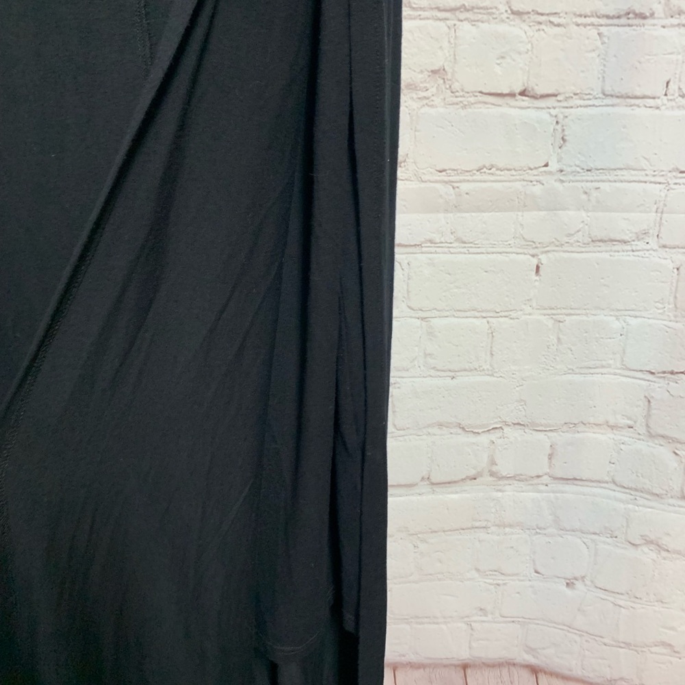 Luukaa Black Maxi Dress Sleeveless Knit - Picture 6 of 8